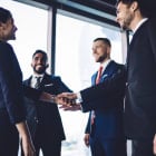 business, réunion, travail, entreprise, groupe, succès