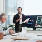 Presentation, business réunion, gouvernance, IA, intelligence artificielle, numérique