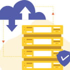 Serveur, numérique, réseau, internet, cloud, data