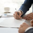 business, entreprise, signature, contrat, client