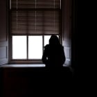 femme, solitude, tristesse
