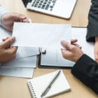 travail, démission, courrier, contrat, société, entreprise, licenciement, lettre
