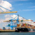 Port Le Havre, cargo, porte-conteneur, container, trafic maritime, MSC Bettina, grues, logistique