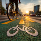 piste cyclable – IA Generated