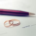 marriage, contrat, signature, engagement, union, bagues, alliances