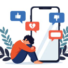 réseau social, réseaux sociaux, santé mentale, enfant, jeune, smartphone, négatif, cyberharcèlement