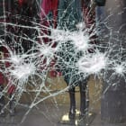 Vitrine brisée à Paris