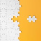 puzzle, parts, intégration, agrandissement, ensemble