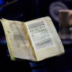PARIS – MARCH 30, 2018: Book in the Musee de la Franc-Maconnerie, a museum of Freemasonry