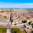 Vue aérienne de Montpellier