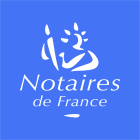 Notaires de France_RVB_Blanc fond bleu