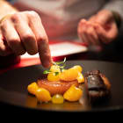 the duck with turnip candied tatin