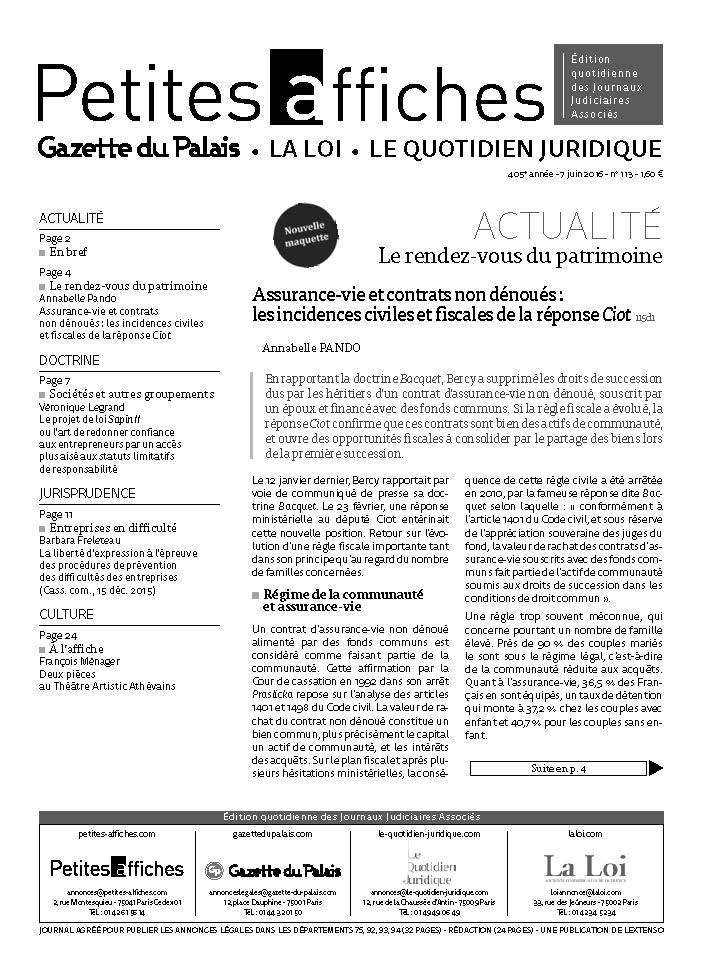 LPA 07 Juin. 2016, n° 115y5, p.3