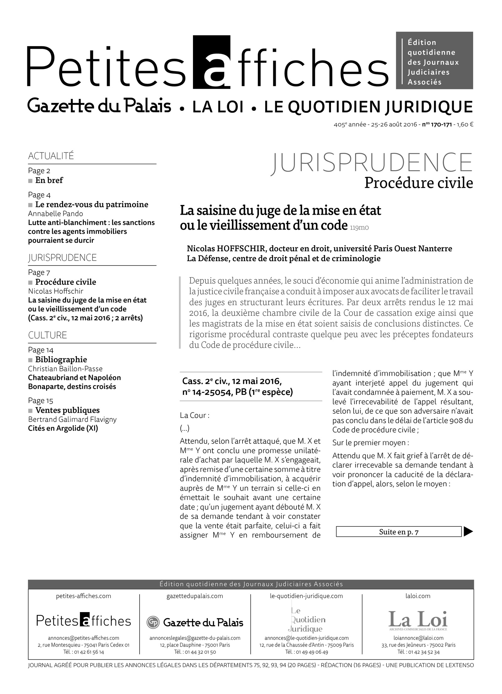 LPA 26 Août. 2016, n° 120b4, p.2