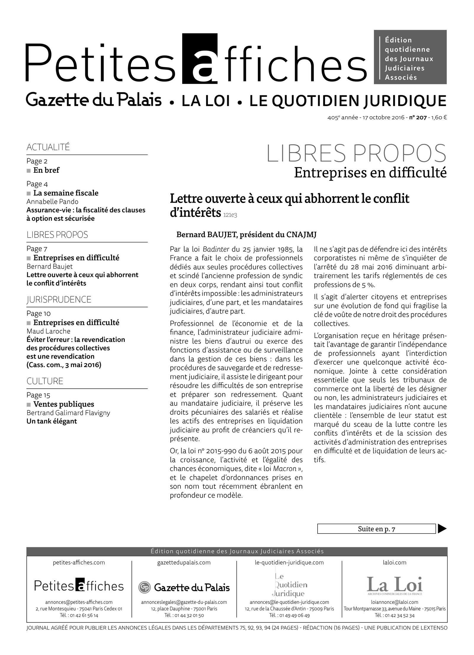 LPA 17 Oct. 2016, n° 121e3, p.7