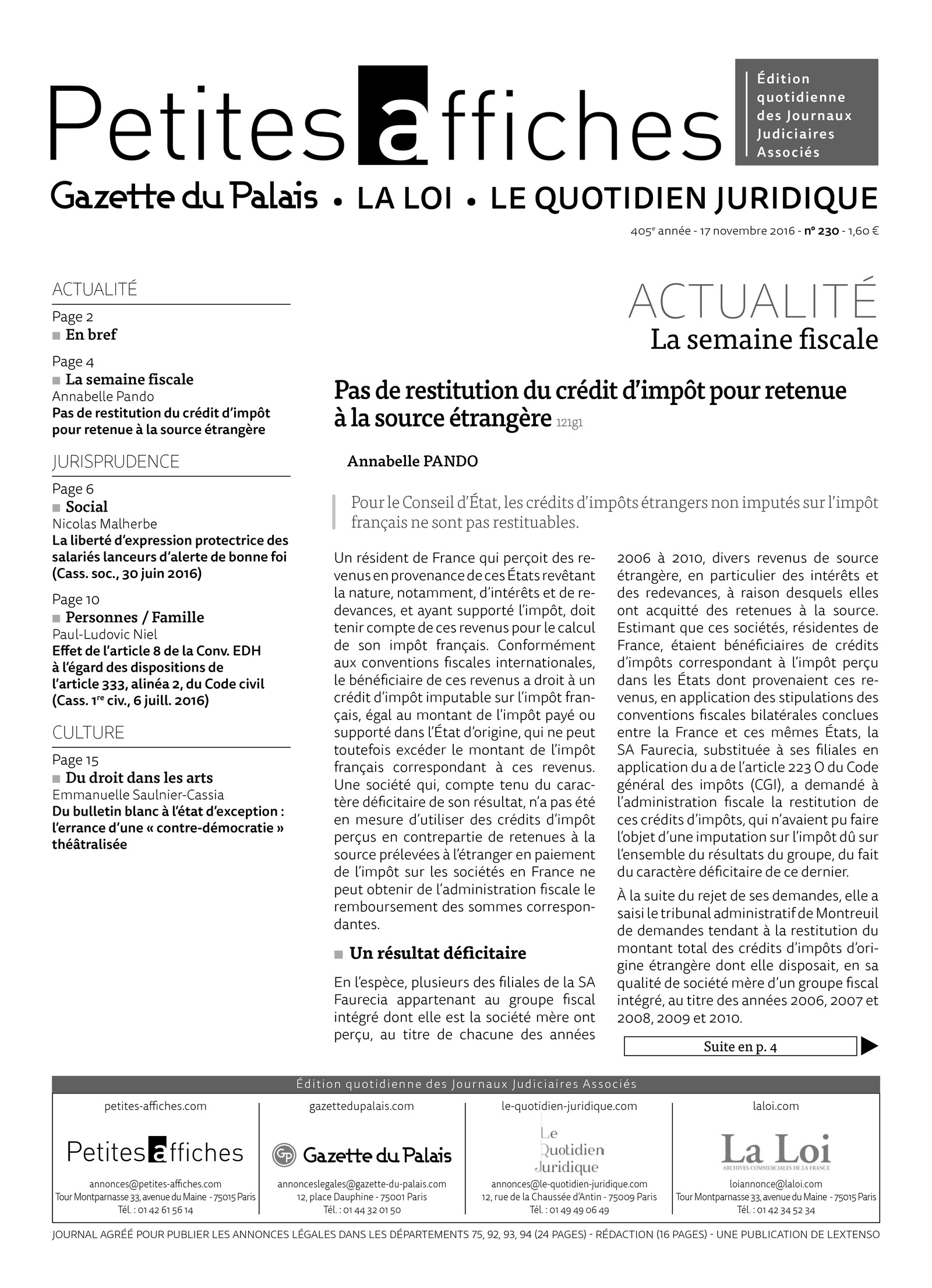 LPA 17 Nov. 2016, n° 122b2, p.3