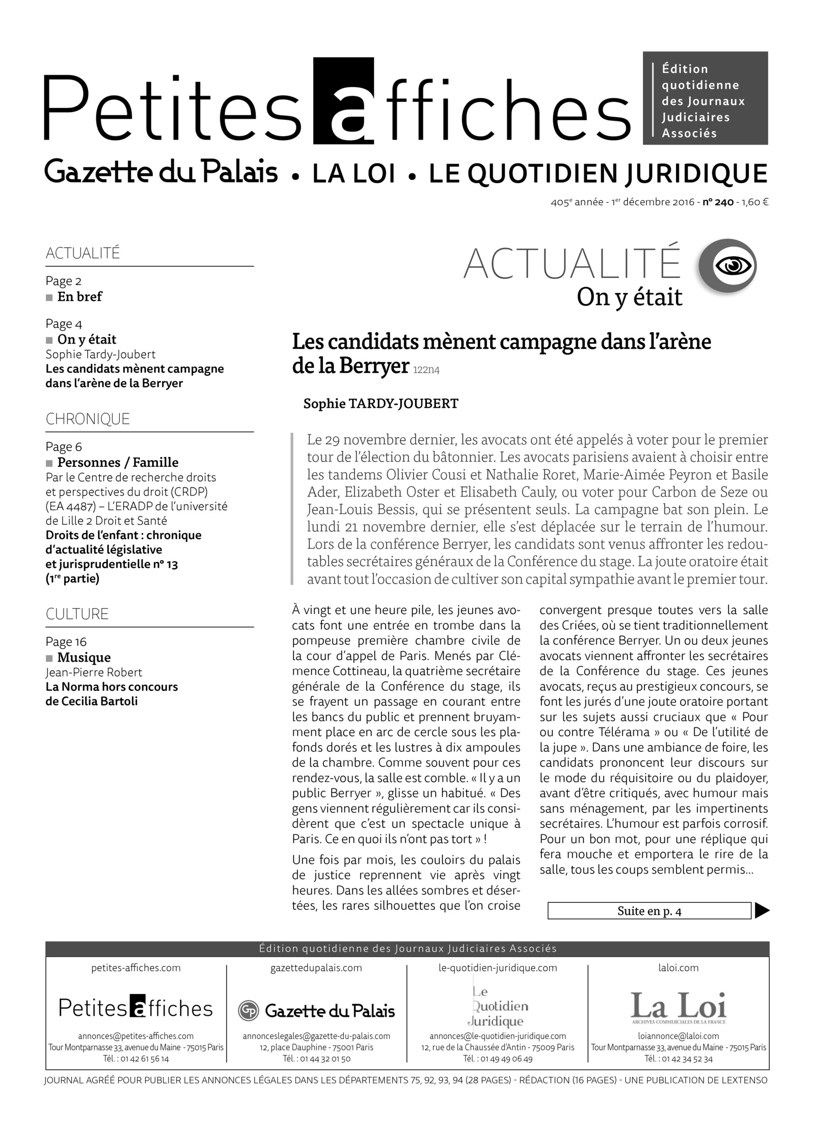 LPA 01 Déc. 2016, n° 122q2, p.2