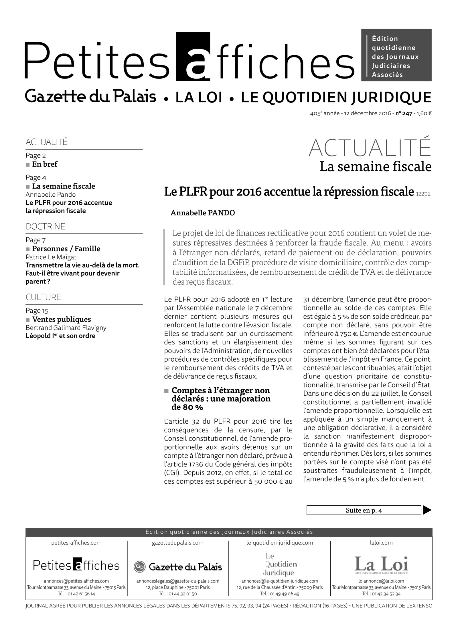 LPA 12 Déc. 2016, n° 122p4, p.7