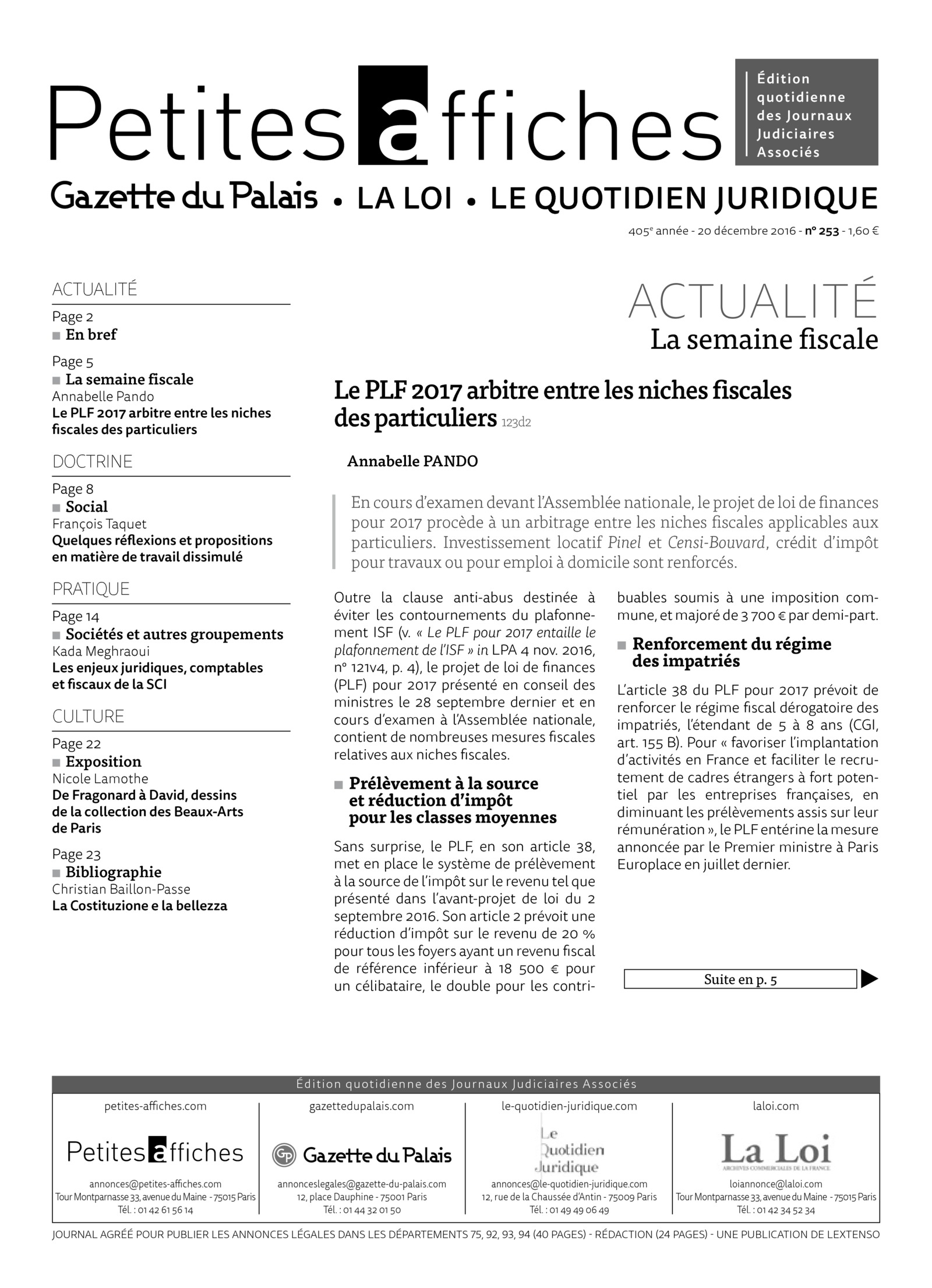 LPA 20 Déc. 2016, n° 123d9, p.8