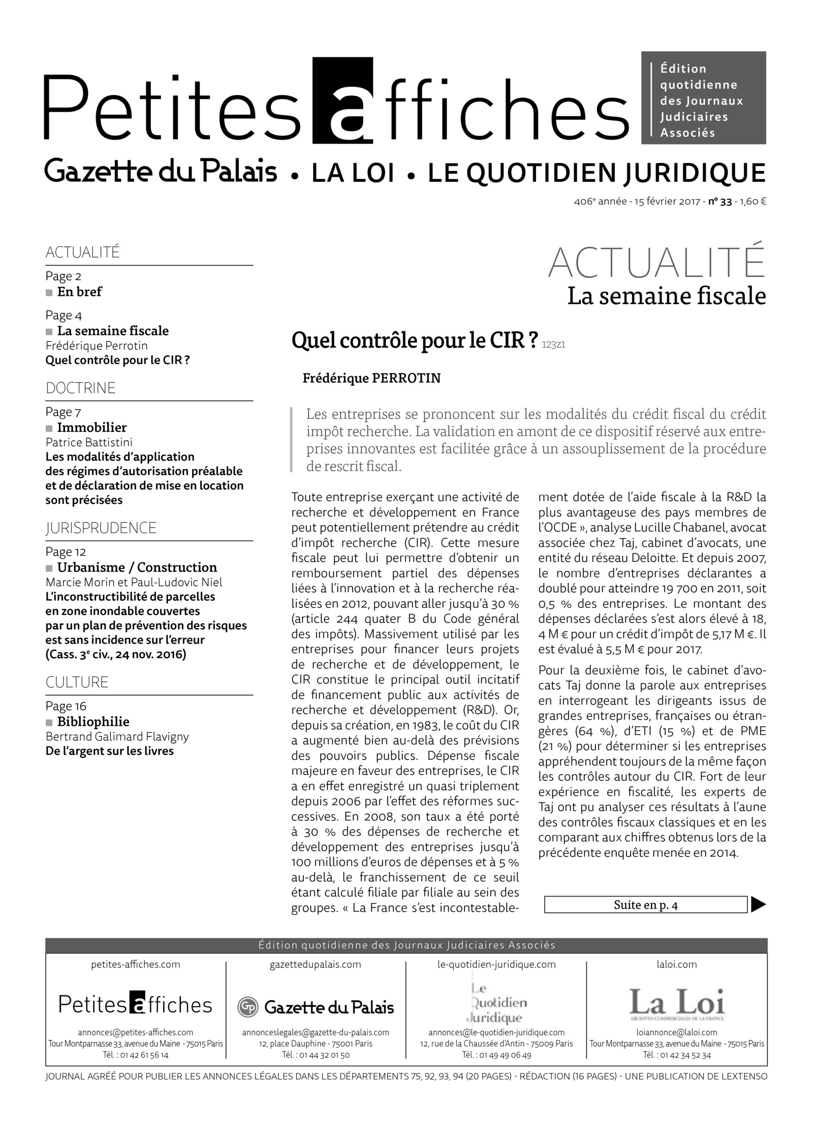 LPA 15 Fév. 2017, n° 124b4, p.12