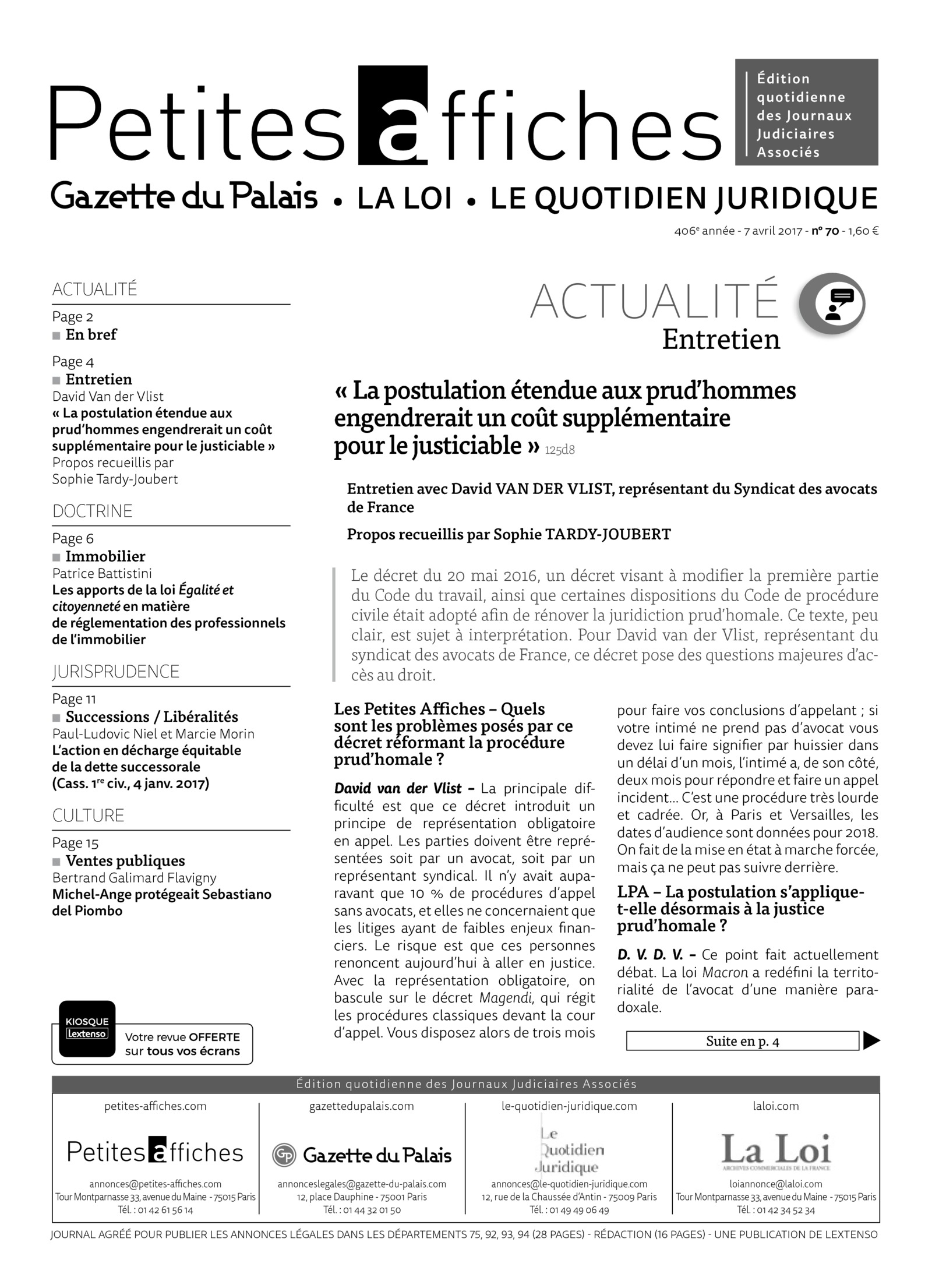 LPA 07 Avr. 2017, n° 125m6, p.15