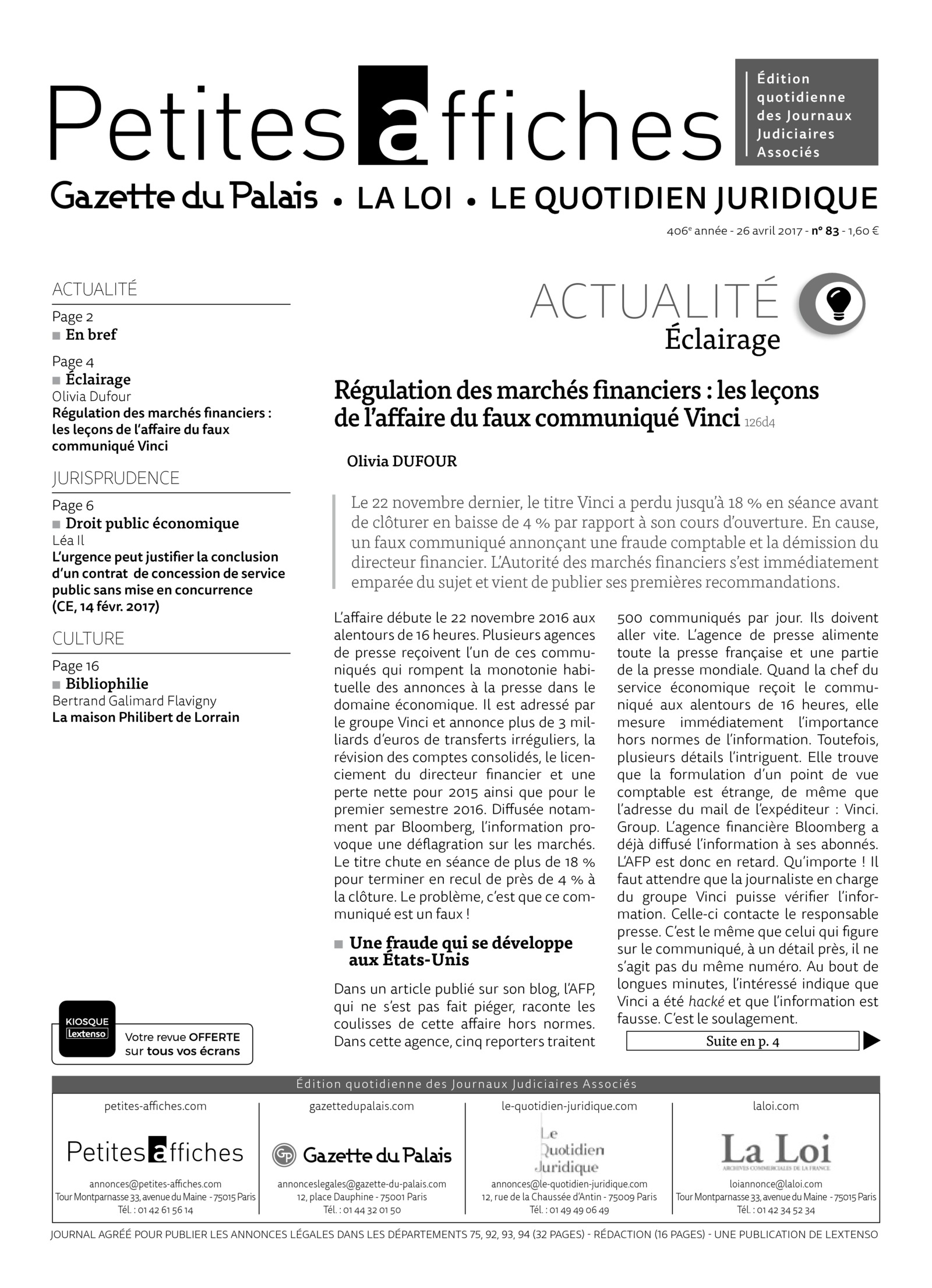 LPA 26 Avr. 2017, n° 126h2, p.2