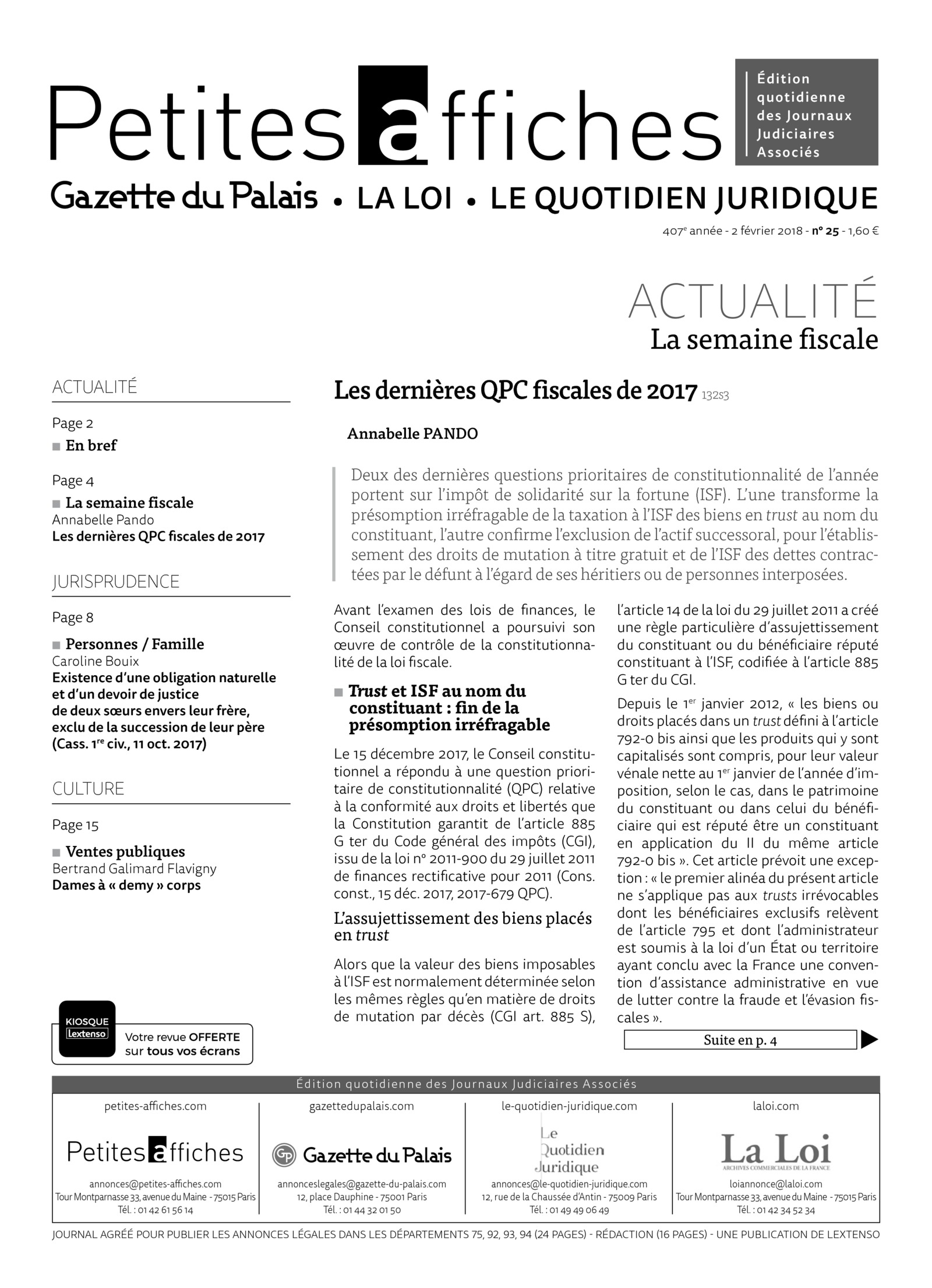 LPA 02 Fév. 2018, n° 131z3, p.8