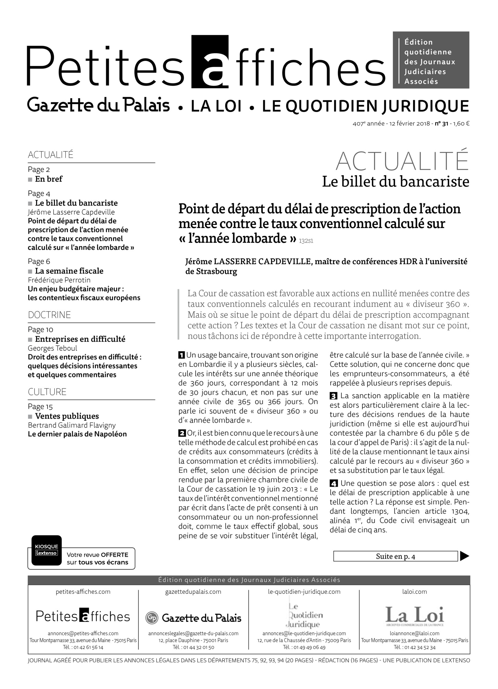 LPA 12 Fév. 2018, n° 131t3, p.6