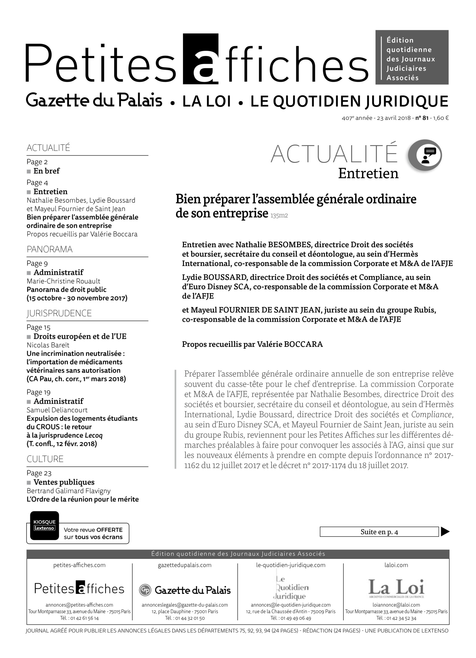 LPA 23 Avr. 2018, n° 134x6, p.19