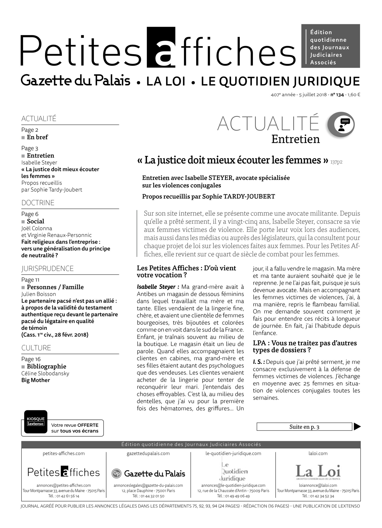 LPA 05 Juil. 2018, n° 137w1, p.2