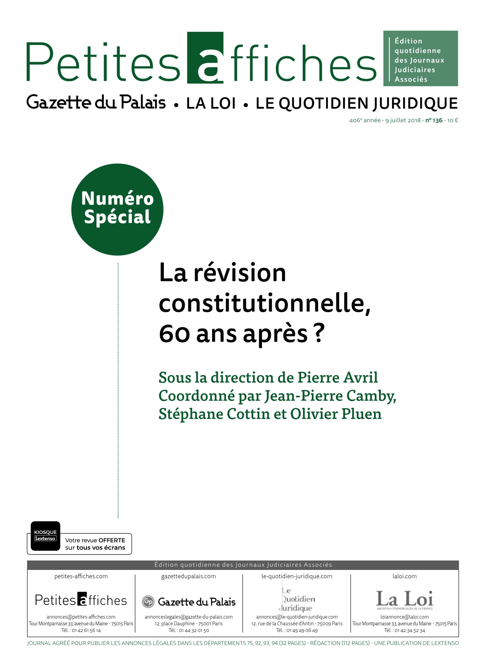 LPA 09 Juil. 2018, n° 137k3, p.110