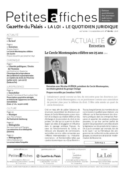 LPA 12 Sep. 2018, n° 138u0, p.2