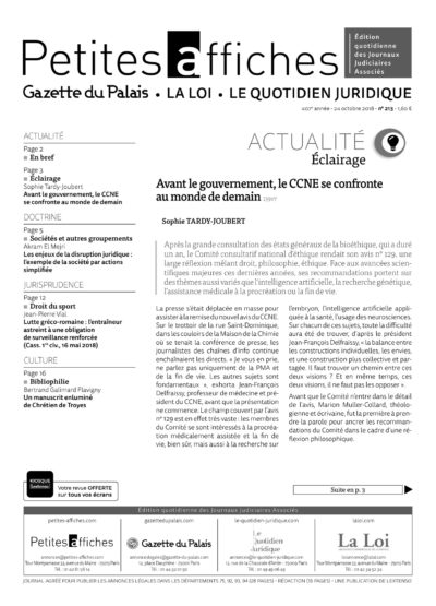 LPA 24 Oct. 2018, n° 140b9, p.2