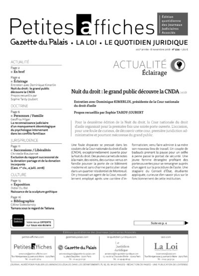 LPA 08 Nov. 2018, n° 139w2, p.3