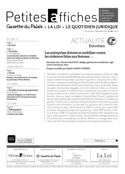 LPA 13 Déc. 2018, n° 141j2, p.2