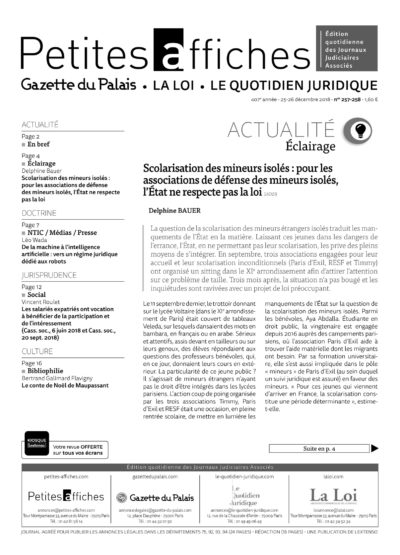 LPA 26 Déc. 2018, n° 141r5, p.2