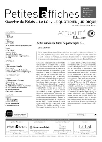 LPA 22 Jan. 2019, n° 142e4, p.3