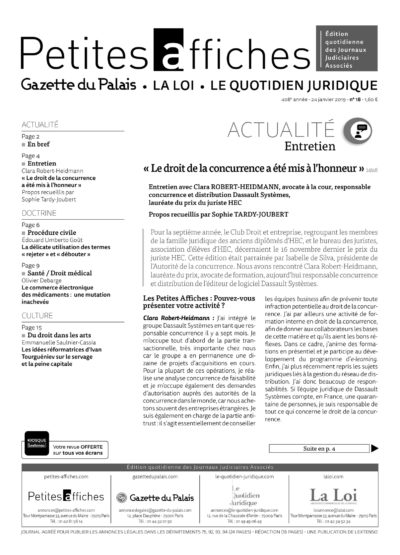 LPA 24 Jan. 2019, n° 141x6, p.6