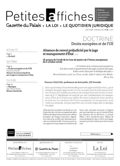 LPA 05 Fév. 2019, n° 142m0, p.16