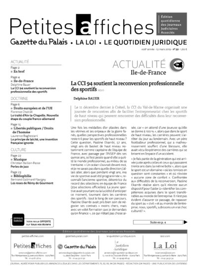 LPA 13 Mar. 2019, n° 142x4, p.22