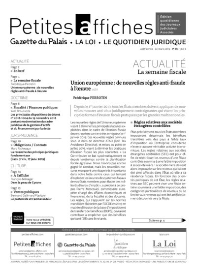 LPA 22 Mar. 2019, n° 142v0, p.10