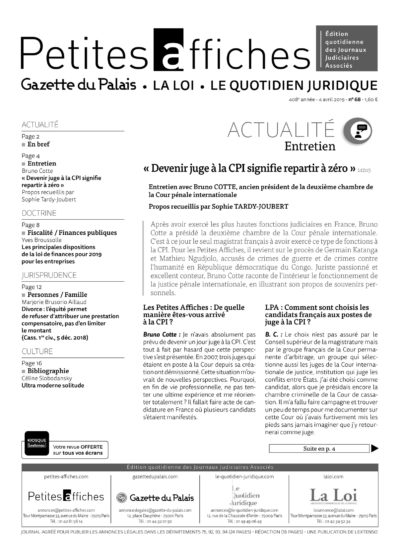 LPA 04 Avr. 2019, n° 142r9, p.12