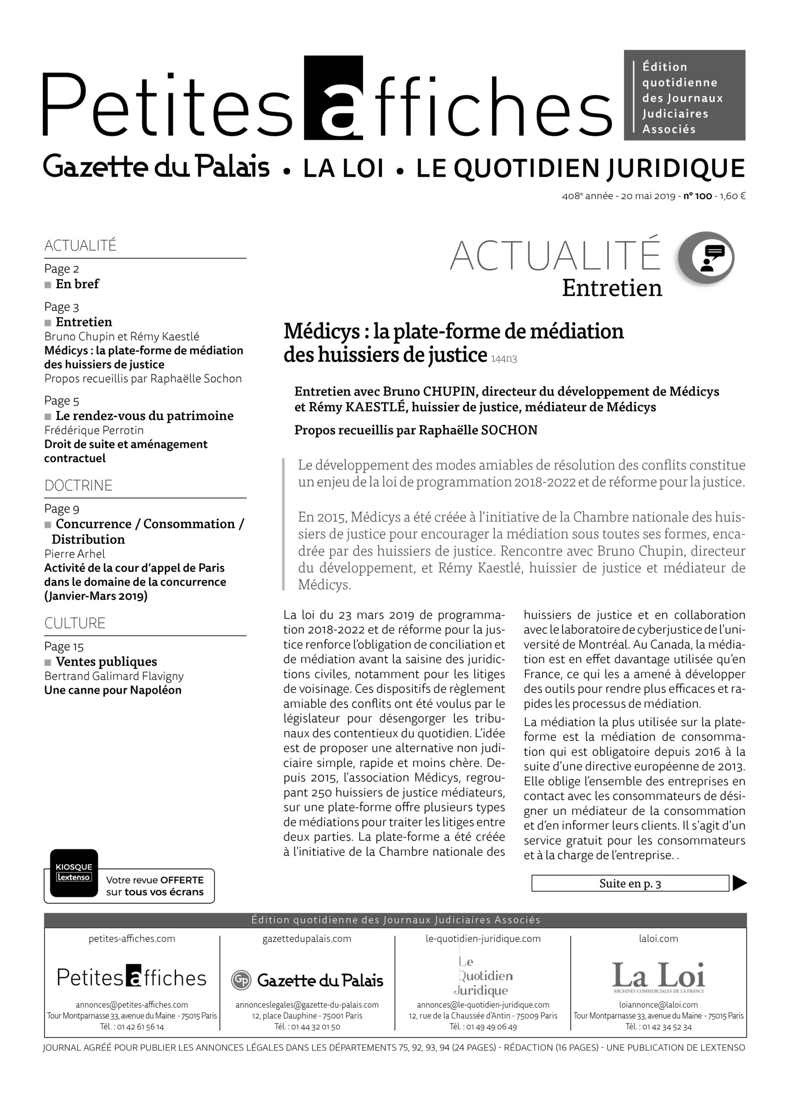 LPA 20 Mai. 2019, n° 144n3, p.3