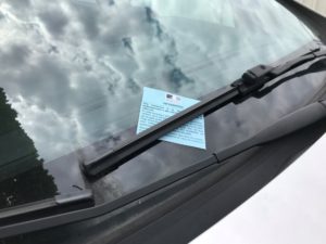 Contravention stationnement