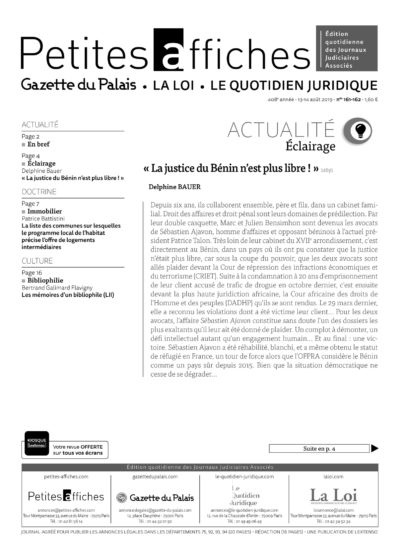 LPA 14 Août. 2019, n° 147g1, p.3