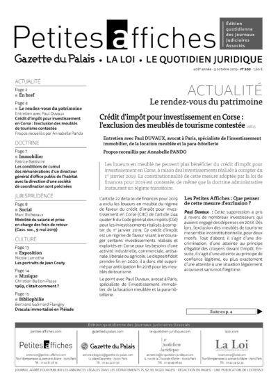 LPA 09 Oct. 2019, n° 148j8, p.13