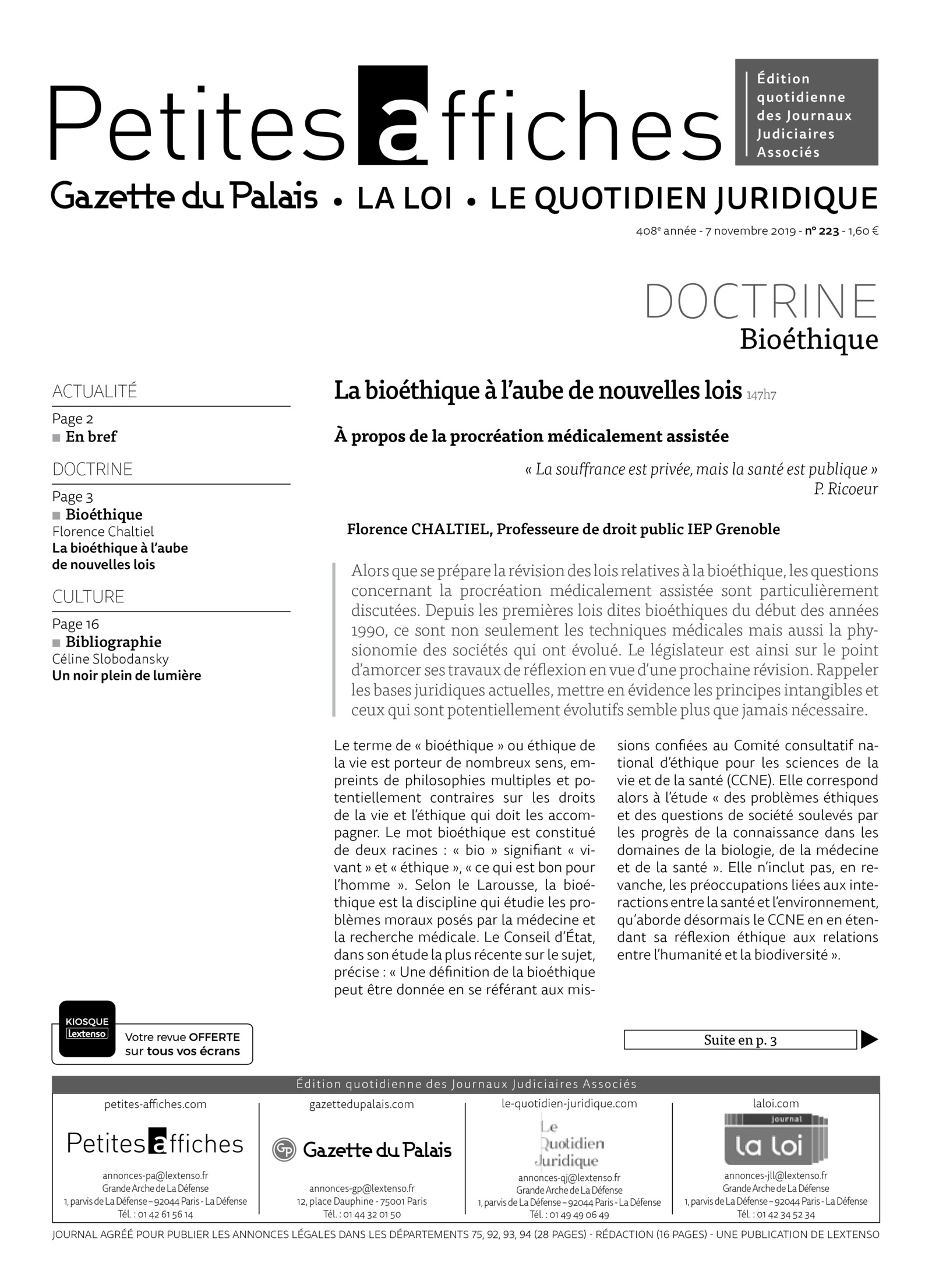 La Bioethique A L Aube De Nouvelles Lois Actu Juridique La Bioethique A L Aube De Nouvelles Lois Actu Juridique