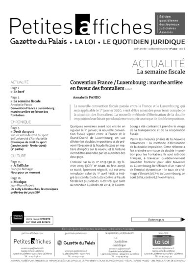 LPA 03 Déc. 2019, n° 149u6, p.16