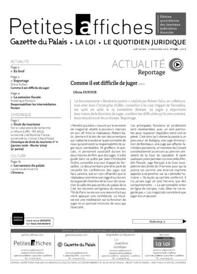 LPA 10 Déc. 2019, n° 149e3, p.3