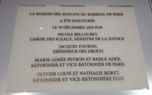 Plaque inauguration